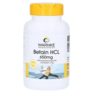 Betaine HCL 650 mg capsules 120 Capsules