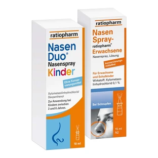 ratiopharm Nasensp Erw + NasenDuo Kind 1 Set