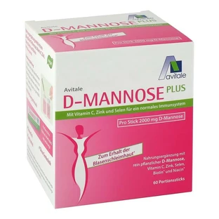 D-Mannose Plus 2000mg with vitamins and minerals sticks 60X2.47 g