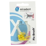 Perii interdentare Miradent Pic-Brush perii de schimb x-fine galben 12 buc.
