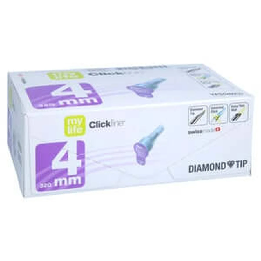 Mylife Clickfine pennaalden 4 mm 100 stuks