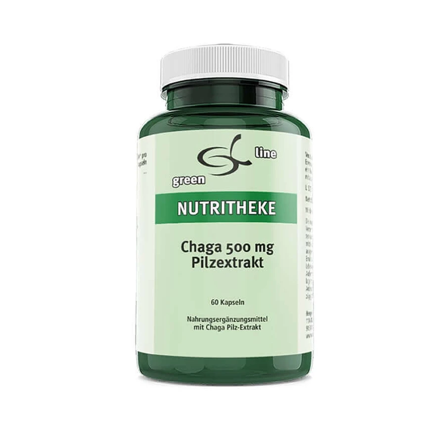 Chaga 500 mg Pilz Extrakt Kapseln 60 St