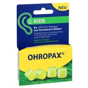Ohropax Kids silicone earplugs 8 pcs