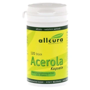 Acerola Cápsulas Vitamina C Natural 120 Cápsulas