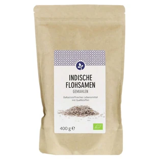 Semillas de psyllium indio molido ecológico 400 g