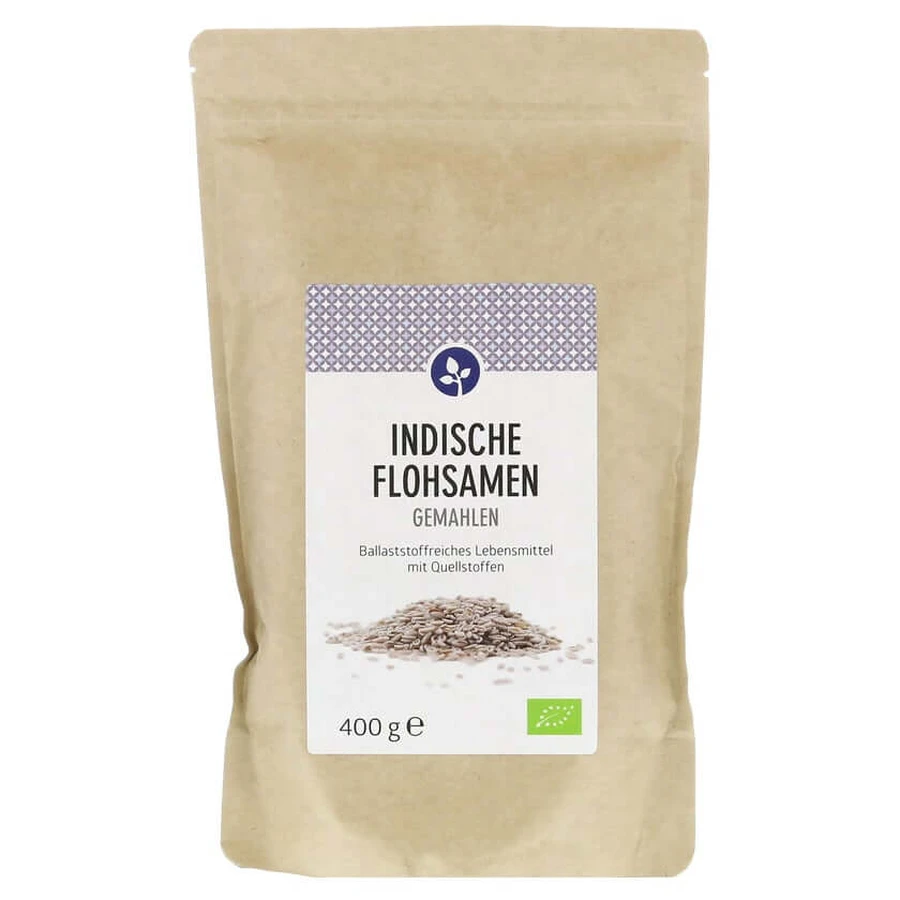Semillas de psyllium indio molido ecológico 400 g