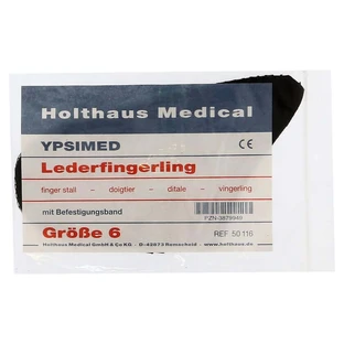 Leather finger cuff Ypsimed size 6 1 pc