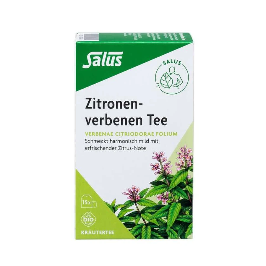 Lemon Verbena Tea Organic Salus Filter Bag 15 St