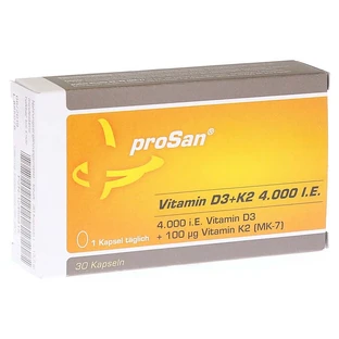 proSan Vitamine D3+K2 4.000 I.U. 30 st.