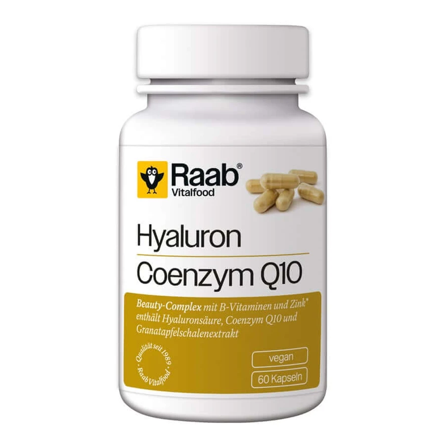 Raab Vitalfood Hyaluron Coenzyme Q10 Capsules 60 Capsules