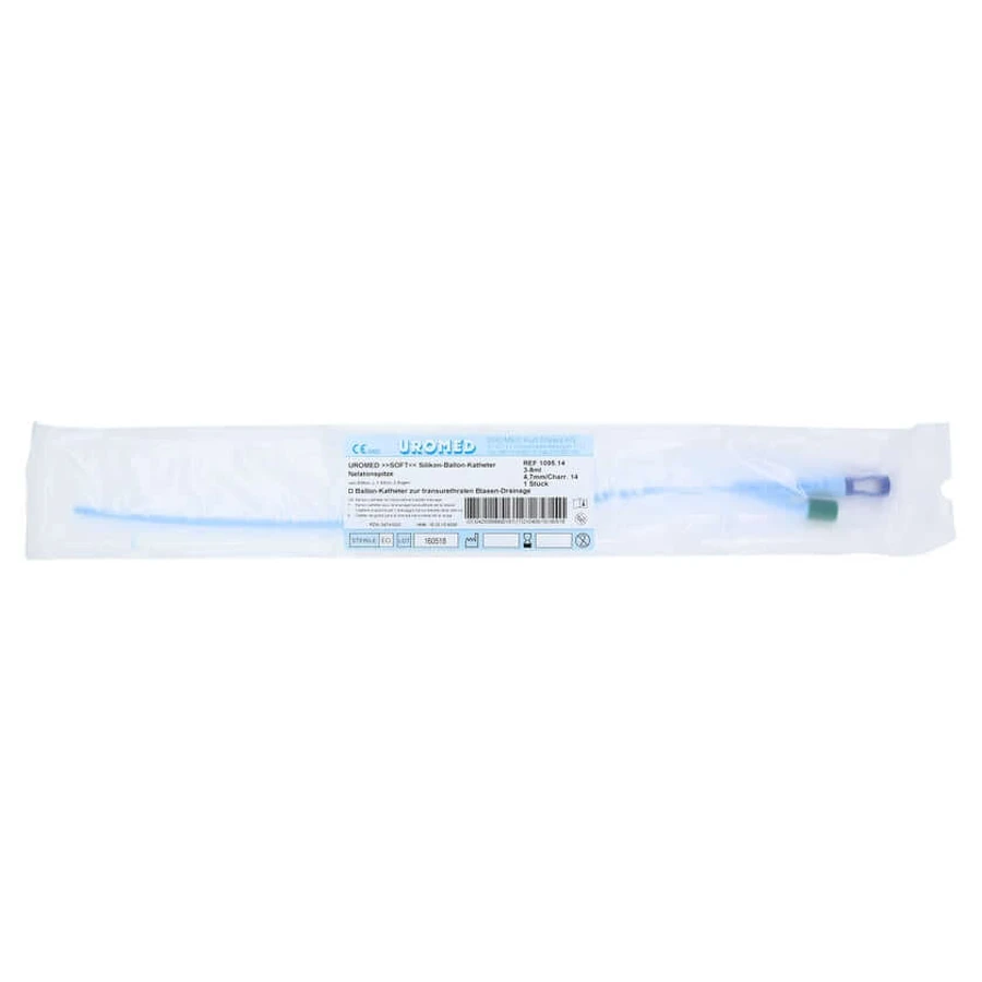 Uromed Zachte ballonkatheter silicone Nelaton C 1 st
