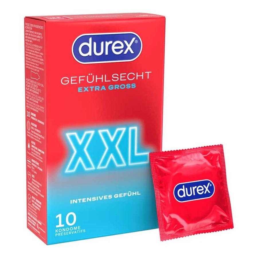 Durex Gefühlsecht Kondome Xxl 10 St