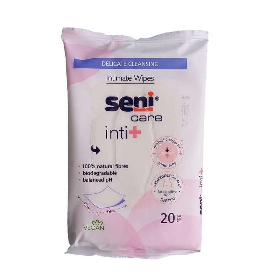 SENI care Inti+ vochtige doekjes 12x19 cm 20 st.