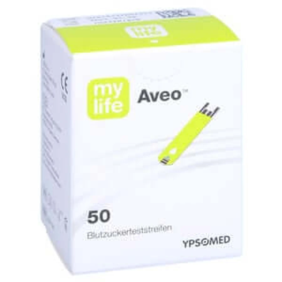 Mylife Aveo bandelettes de test de glycémie 50 pcs