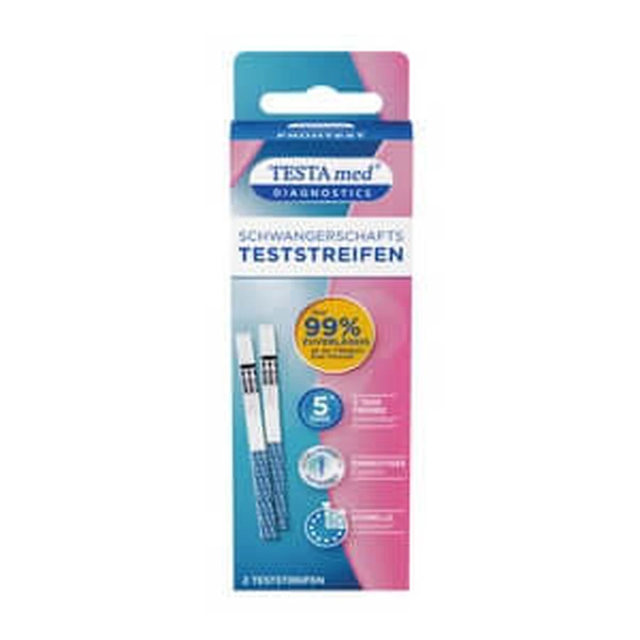 TESTAMED Schwangerschafts Frühtest Teststreifen 1 St
