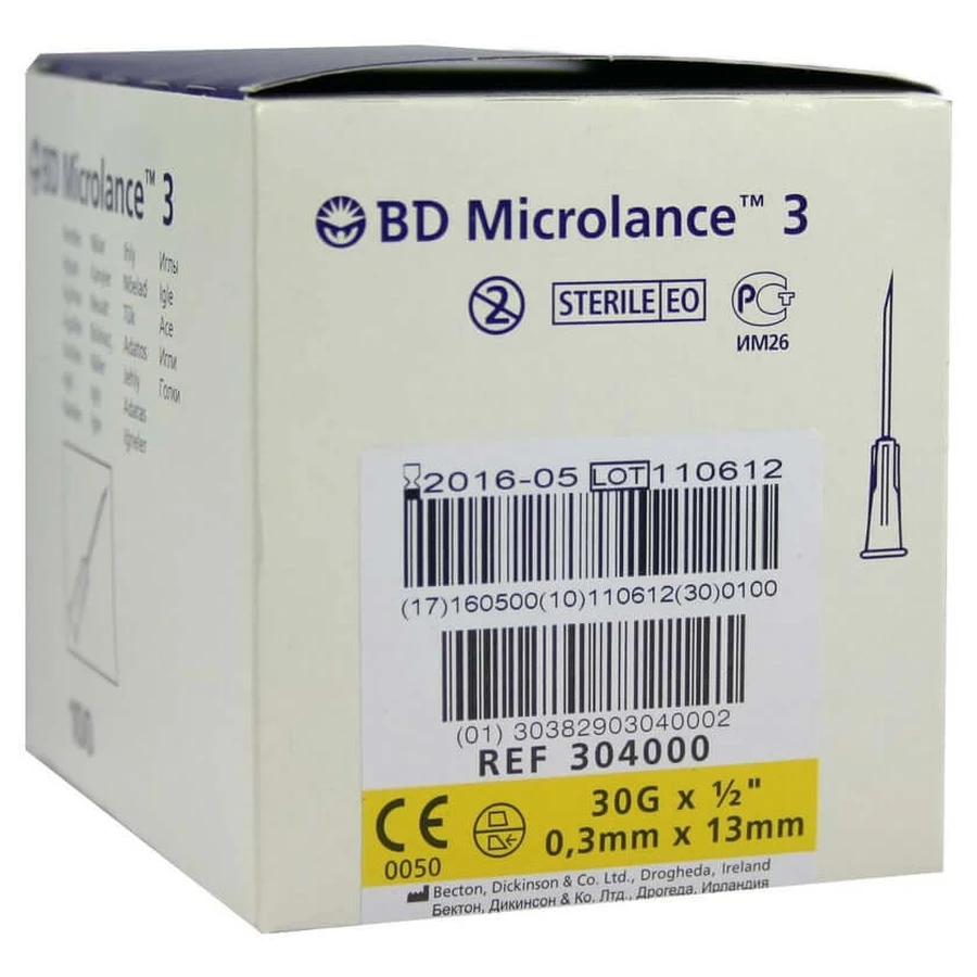 BD Microlance Kanüle 30 G 1/2 0,29x13 mm 100 St