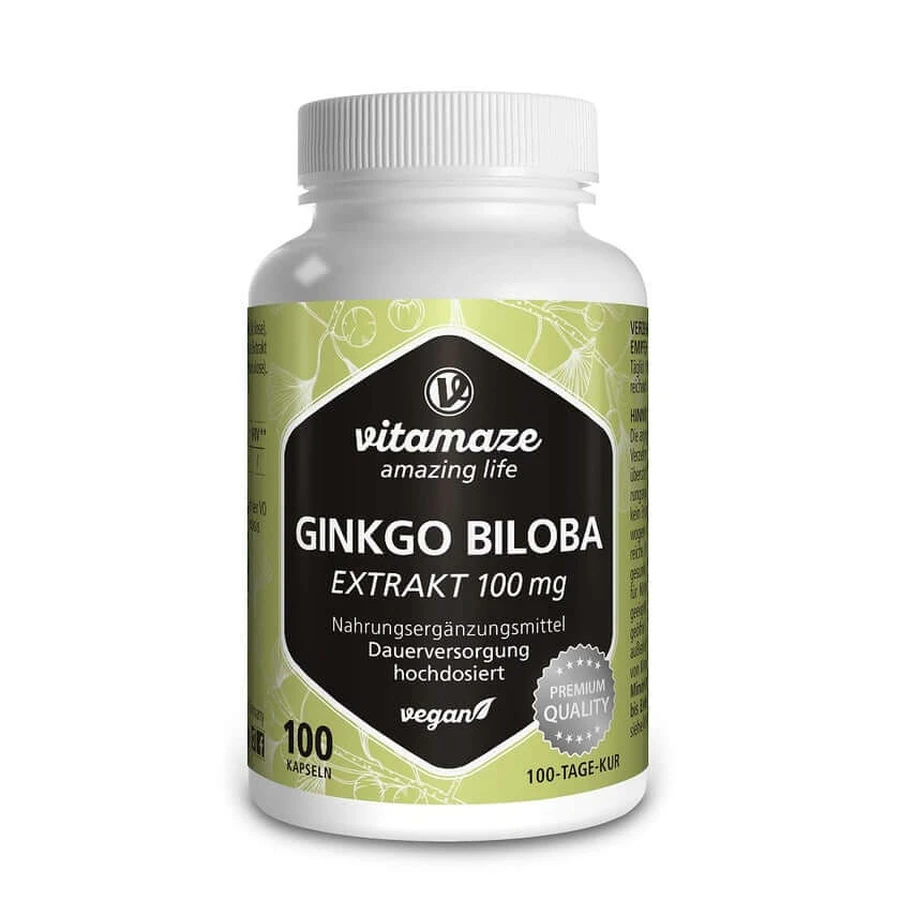 Ginkgo Biloba 100 mg vegan 100 St