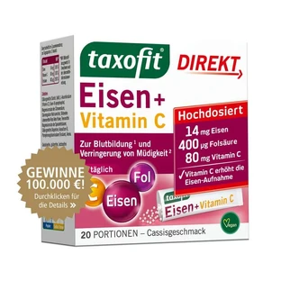Taxofit Hierro+vitamina C Direct Gránulos 20 unid.