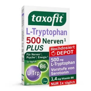 Taxofit L-tryptophan 500 Tablets 20 St