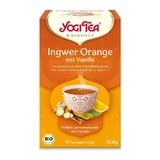YOGI TEA, gember sinaasappel met vanille, biologische kruidenthee 17X1,8 g