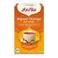 YOGI TEA, jengibre naranja con vainilla, tisana bio 17X1,8 g
