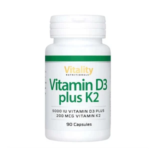 Vitamina D3 5000 plus K2 200 90 St