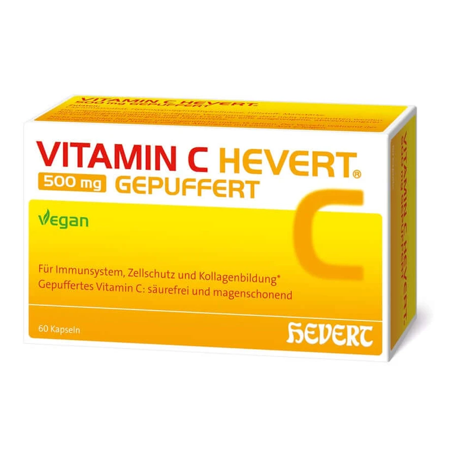 Vitamina C Hevert 500 mg cápsula tamponada 60 St