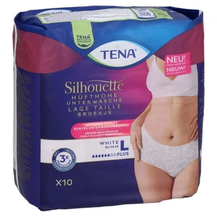 Tena Silhouette Plus White L Inkontinenz Pants 10 St