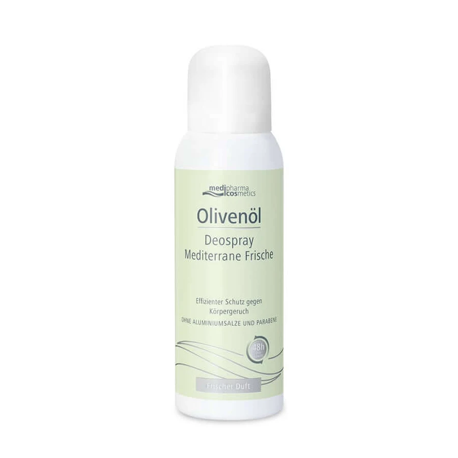 Desodorante Aceite de Oliva Spray Aerosol Frescor Mediterráneo 125 ml