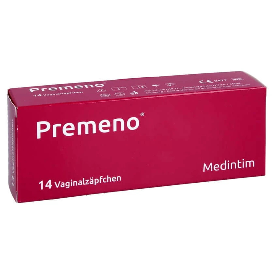 Premeno vaginal suppositories 14 pcs
