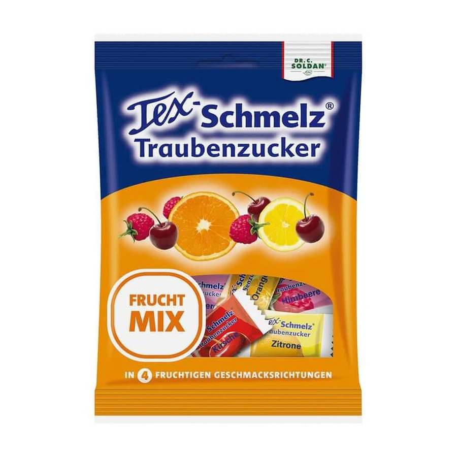 Tex-Schmelz druivensuiker vruchtenmix 75 g