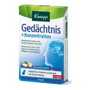 KNEIPP Gedächtnis + Konzentration 30 St
