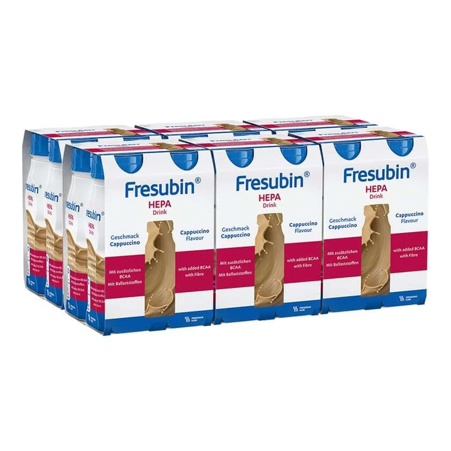 Fresubin hepa Trinknahrung Cappuccino 6X4X200 ml