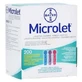 Lancetas Microlet Coloreadas 200 unid.