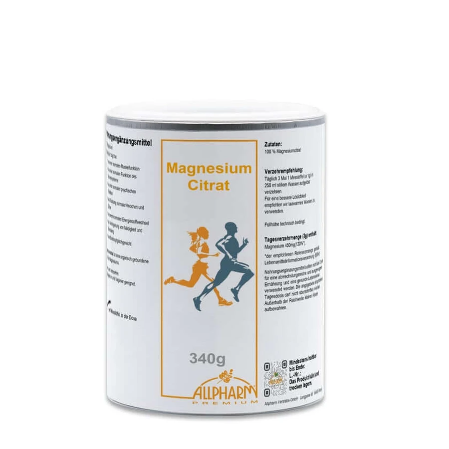Magnesiumcitrat Pulver Allpharm Premium 340 g