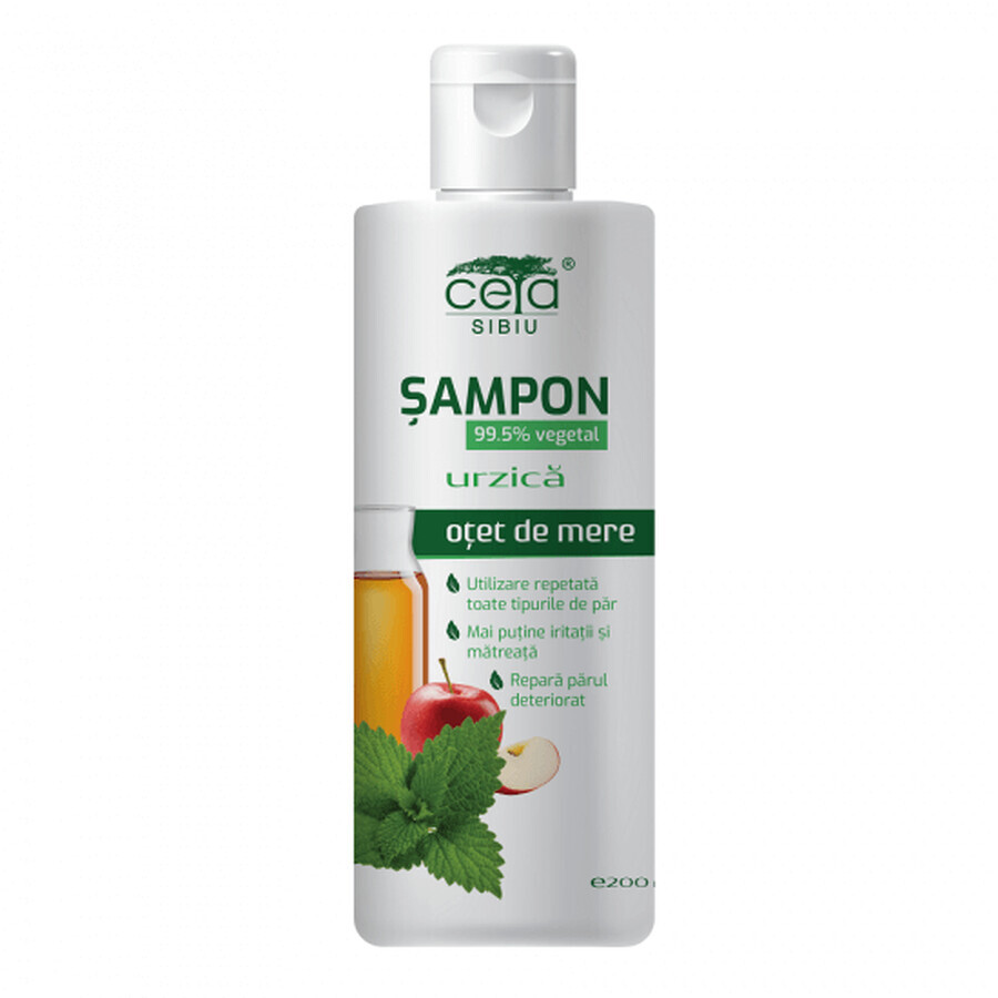 Comprar Champú 99,5% vegetal con vinagre de manzana y ortiga, 200 ml, Ceta Sibiu Champú 99,5% vegetal con vinagre de manzana y ortiga, 200 ml, Ceta Sibiu