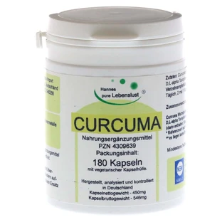 Curcuma VEGI Capsules 180 Capsules
