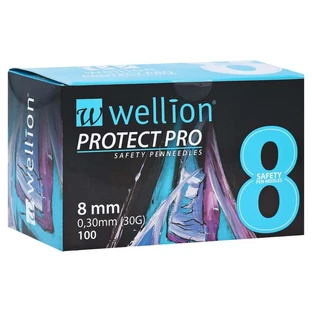 Wellion Protect PRO veiligheidsnaalden 3 100 stuks