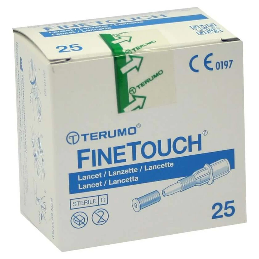 Terumo Finetouch disposable lancets 25 pcs