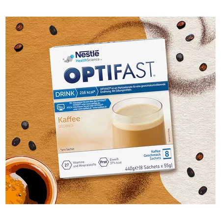 OPTIFAST Drink Kaffee 8X55 g