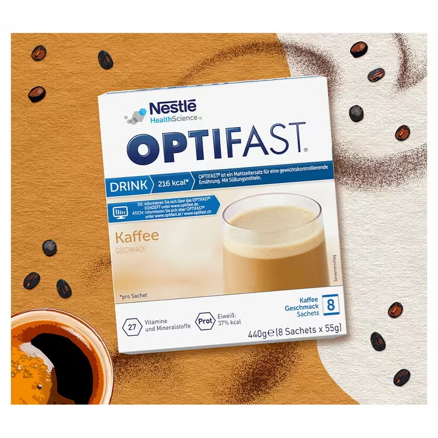 OPTIFAST Drink Kaffee 8X55 g