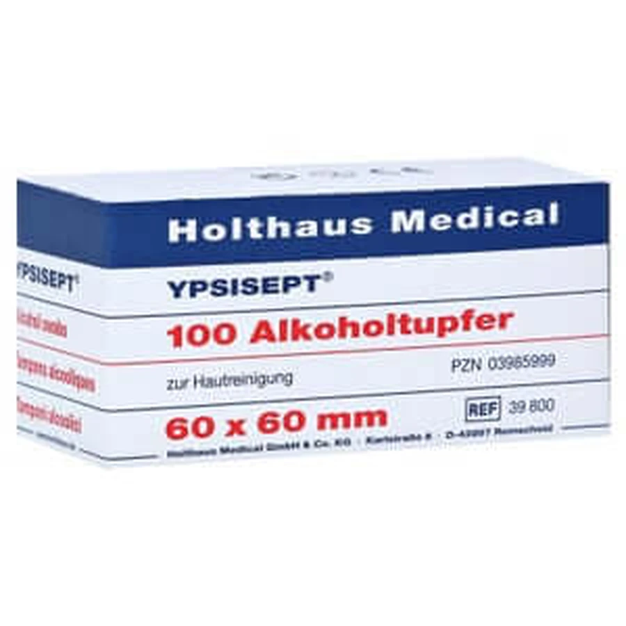 Ecouvillon alcoolisé Ypsisept 25x65 mm 100 pcs.