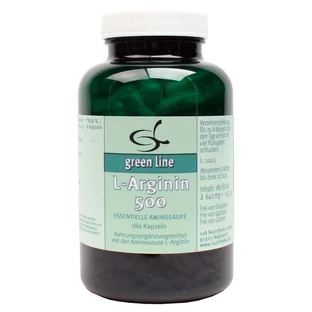 L-arginine 500 capsules 180 Capsules