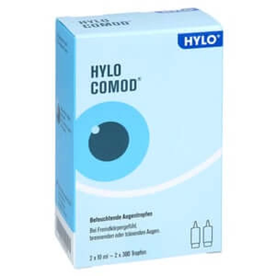 Hylo-comod eye drops 2X10 ml