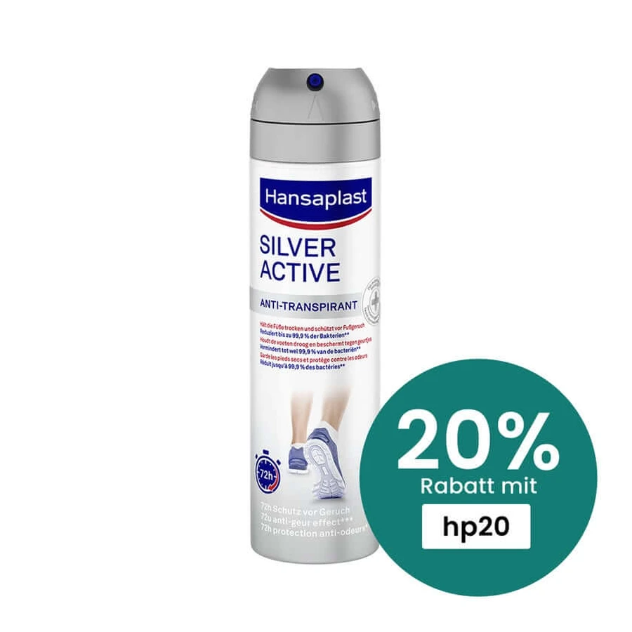 Desodorante para pies Hansaplast Silver Active 150 ml
