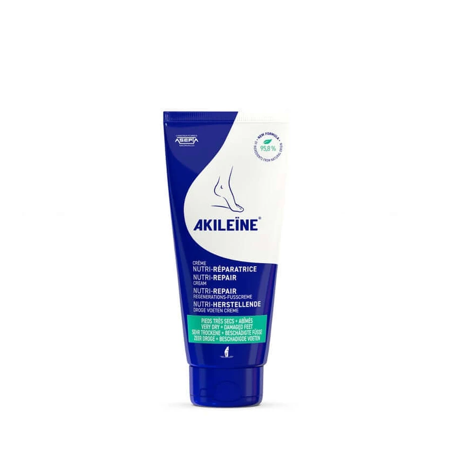 Akileine Nutri-repair herstellende voetcrème 100 ml