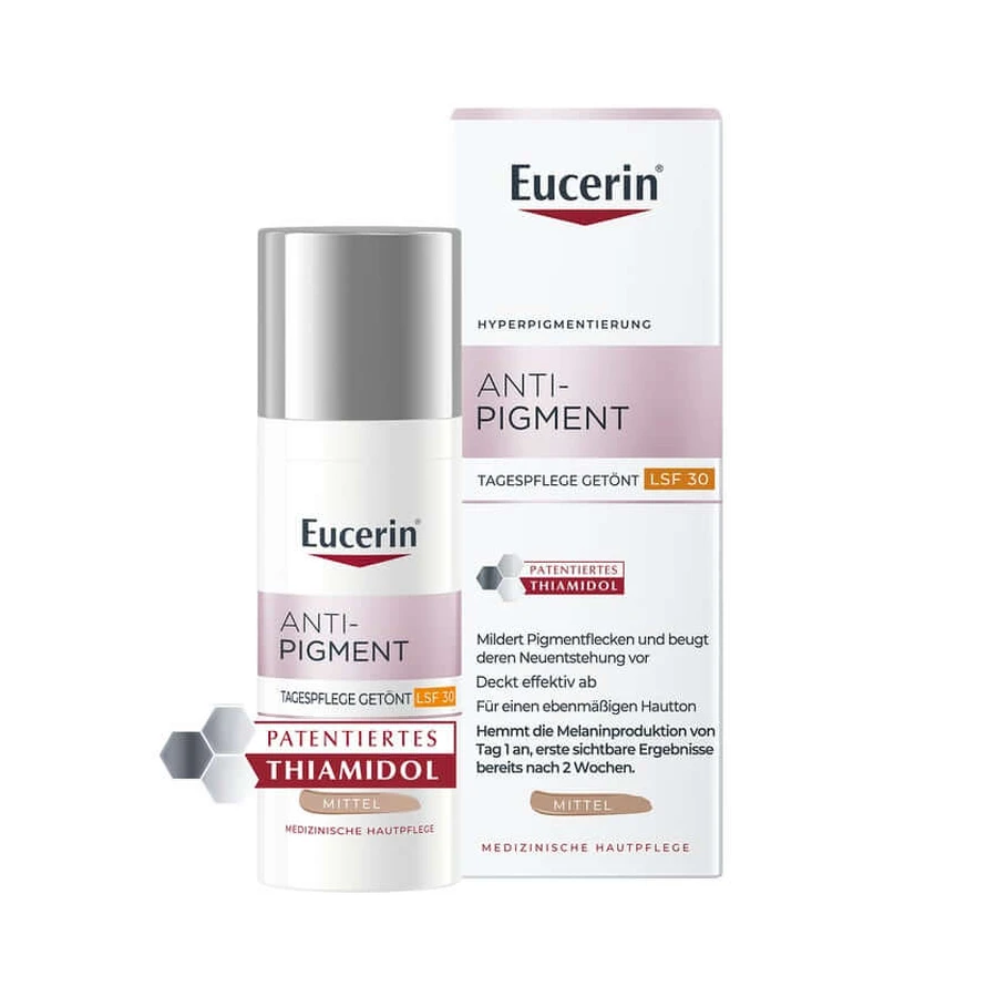 Eucerin Anti-pigment Tag getönt mittel L 50 ml
