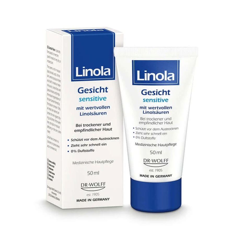 Linola față sensibilă - cremă de față fără parfumuri 50 ml