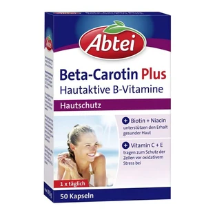 Abbey Beta-Carotene Plus Skin Active B-Vitamins 50 St