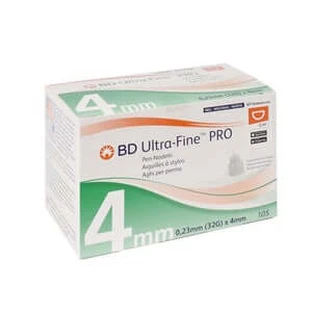 BD Ultrafijne PRO pennaalden 4 mm 32 G 0 105 st.